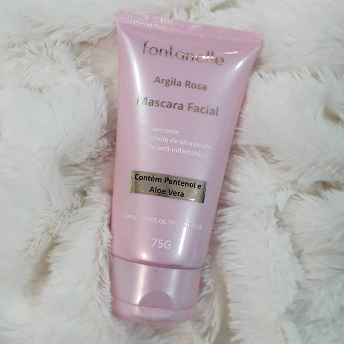 Moda Máscara Facial Argila Rosa - Fontanelle Cosméticos