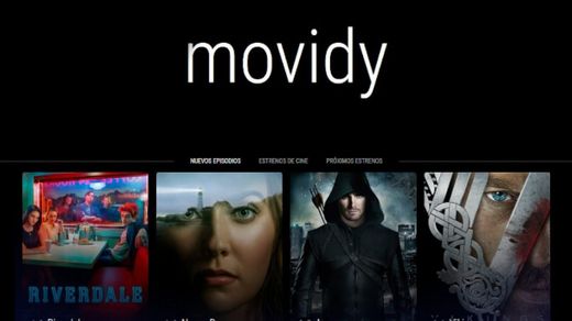 MOVIDY esa una plataforma para ver series o películas gratis