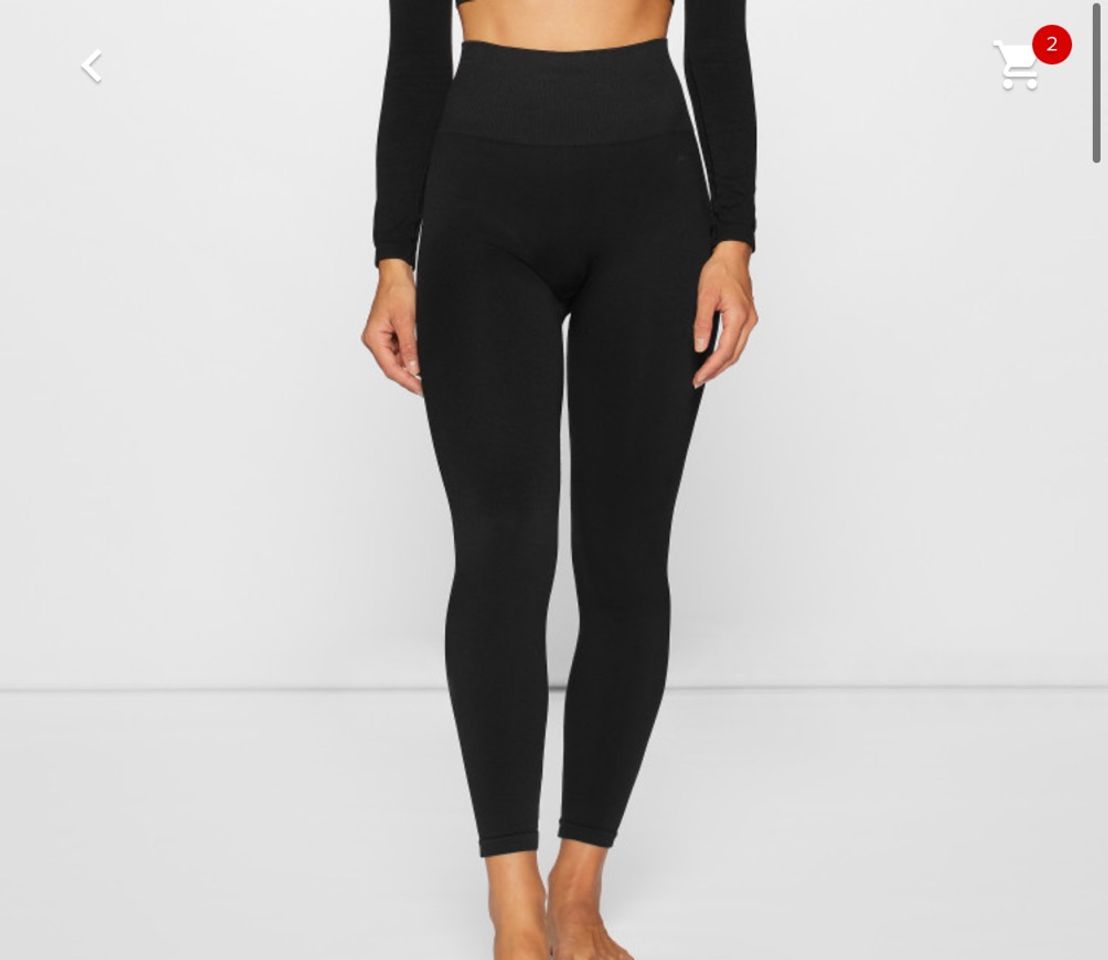 Fashion Leggings de Cintura Alta Elements WS001 - Black - Vestuário | Prozis