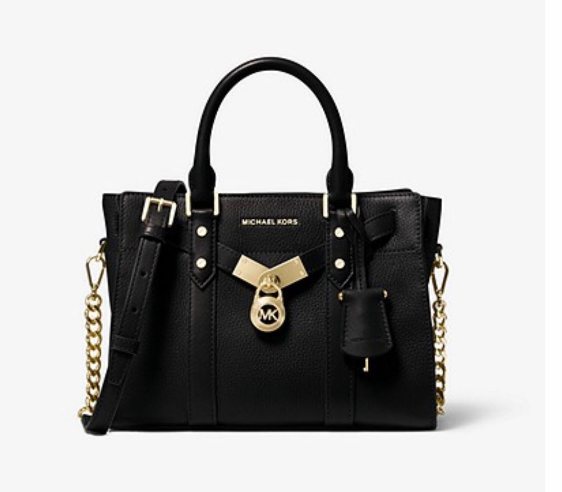 Fashion Hamilton Small Pebbled Leather Satchel - Michael Kors