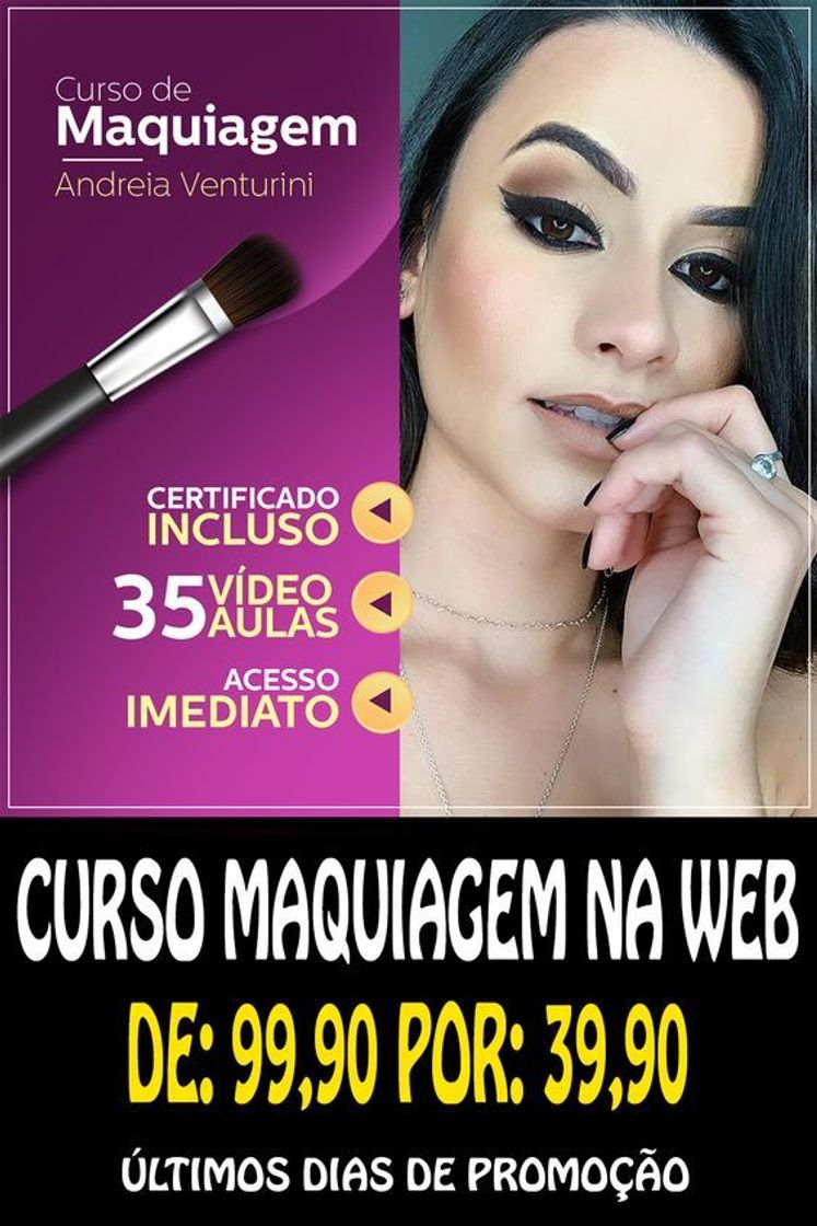 Fashion Curso makeup apenas $39,99