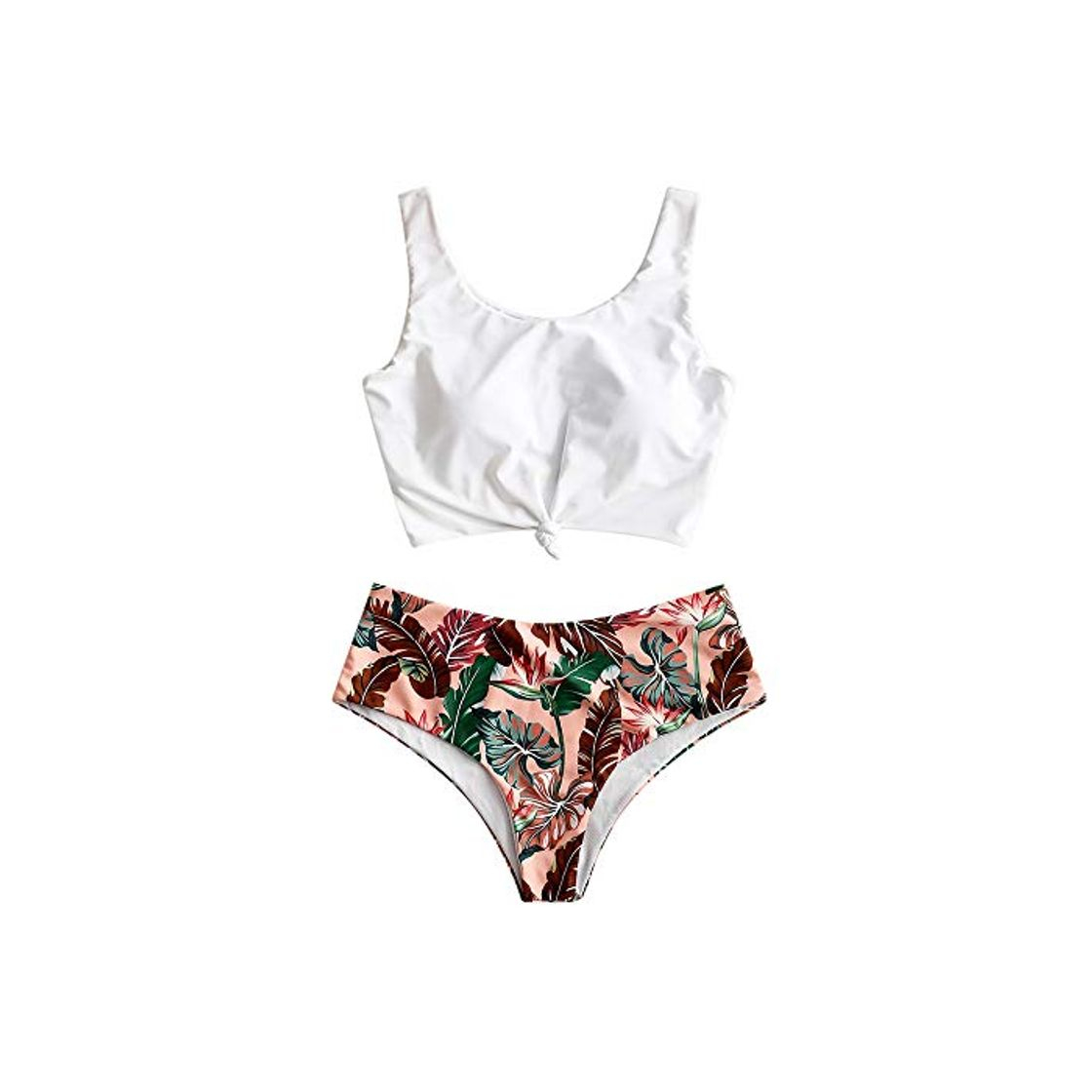Social ZAFUL Tankini Traje de Baño con Relleno Takini Talla Grande Pantalones Dos