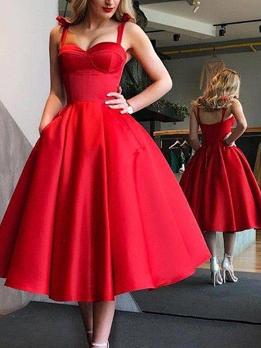 Moda Vestido vermelho