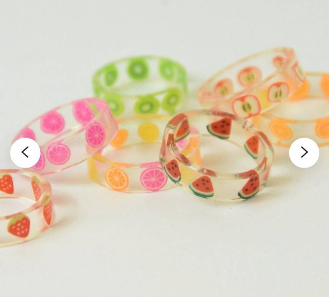 Social Anéis resina fofos