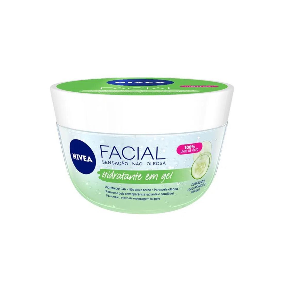 Moda Hidrante facial em gel de pepino