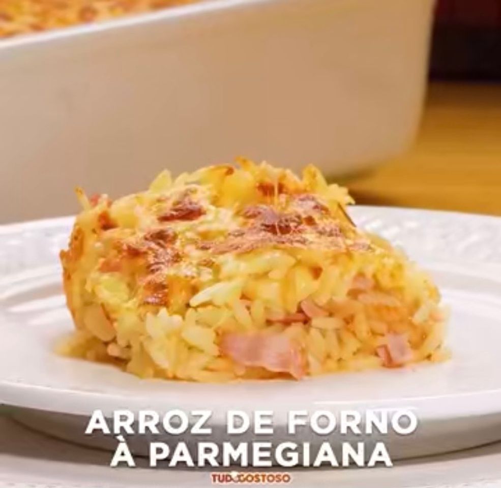 Moda Arroz de forno à Parmigiana 