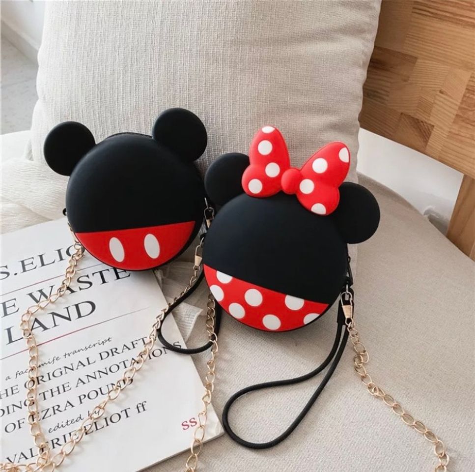 Moda mochila para crianças mickey minnie mouse bolsa de ombro 