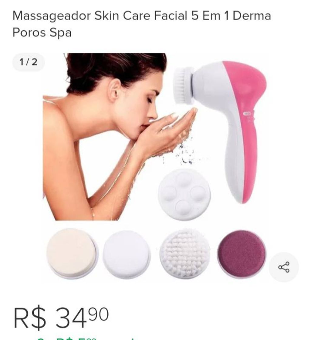 Social Esponja de massagear e limpar o rosto