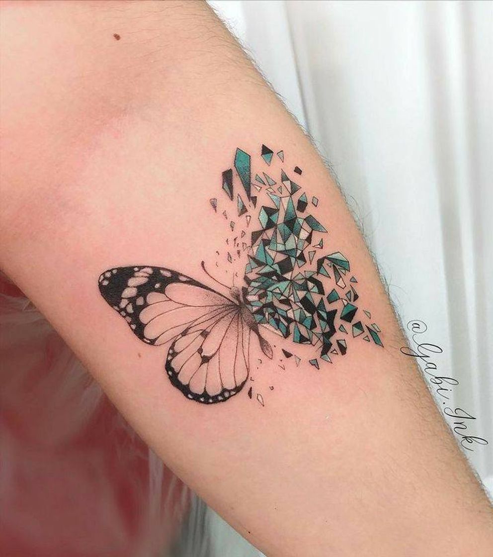 Fashion Tatuagem de borboleta 