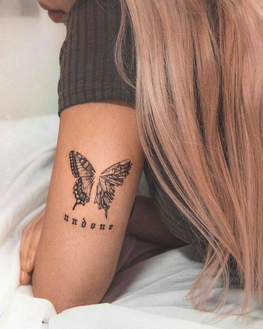 Fashion Tatuagem de borboleta 