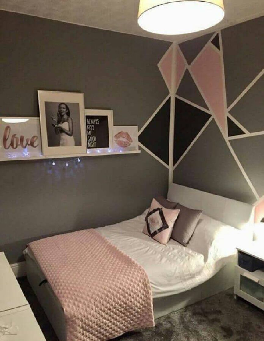 Moda Que quarto cinza lindo 😍😍