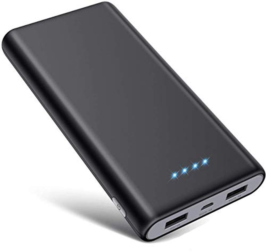 Electrónica SWEYE Batería Externa 26800mAH Carga Rápida de Power Bank 2 USB Cargar