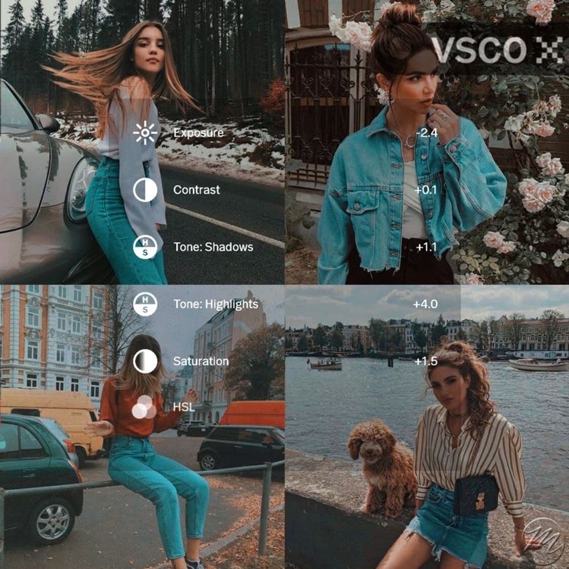 Moda edição vsco 