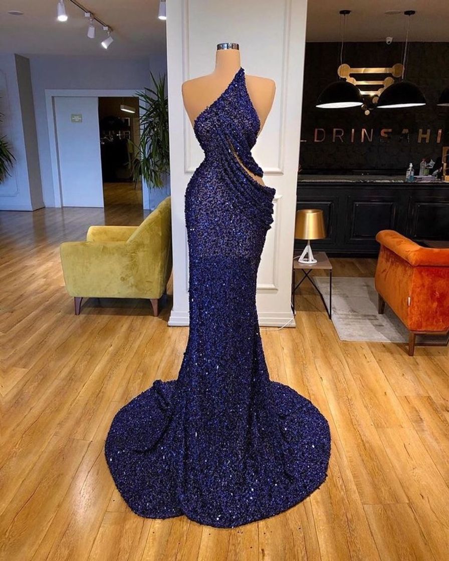 Moda Blue Valdrin Sahiti Custom Couture Gown