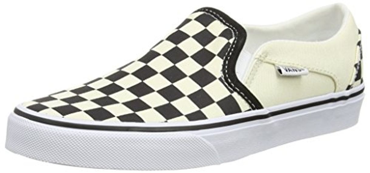 Moda Vans Asher, Sneaker Mujer, Blanco