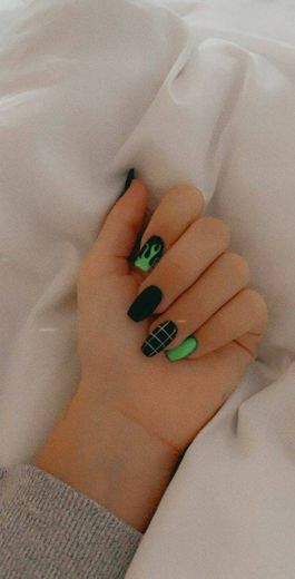 Black and Green