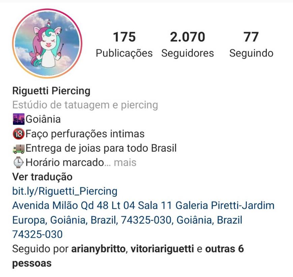 Fashion Riguetti Piercing