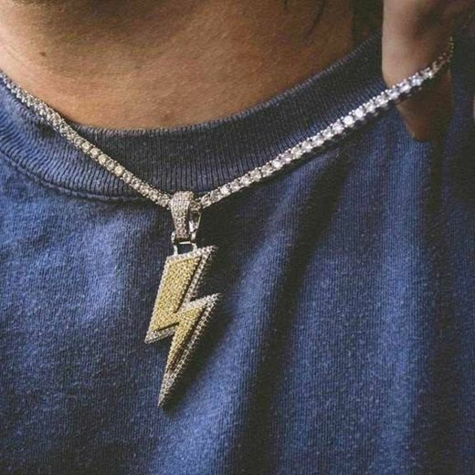 GLD's Exclusive "Iced Lightning Bolt" pendant is the first o
