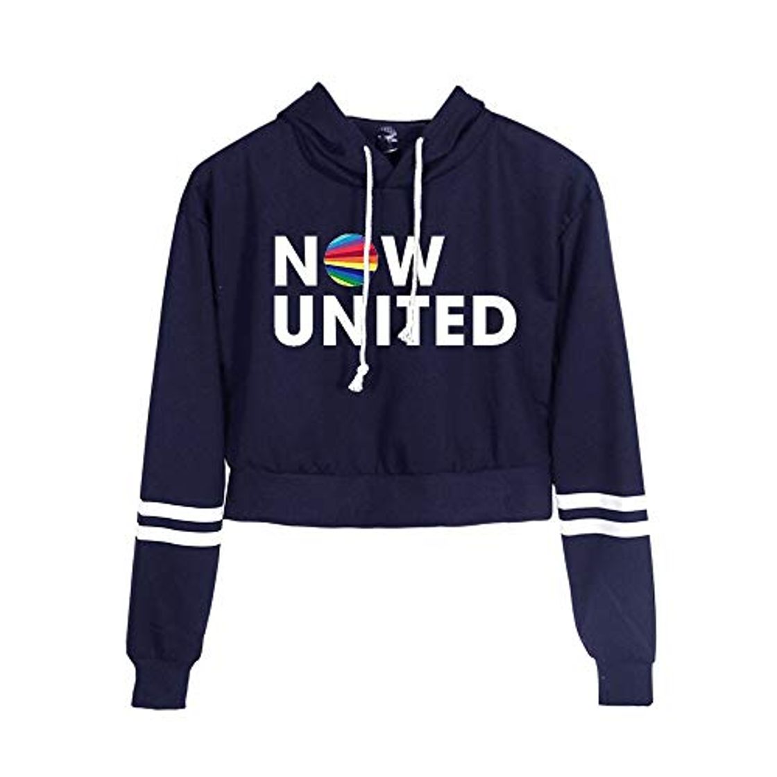 Social 2020 Now United Crop - Sudadera con capucha para mujer