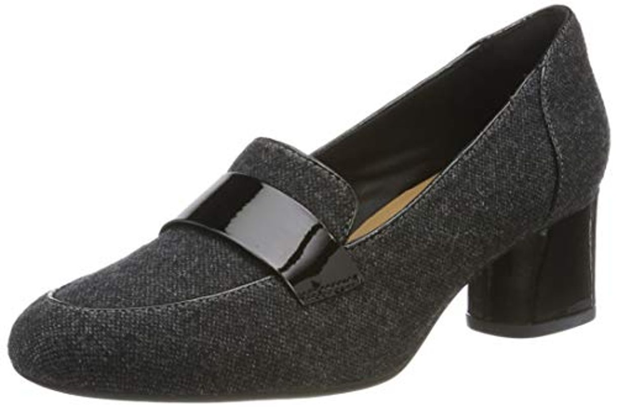 Fashion Clarks Un Cosmo Way, Zapatos de Tacón Mujer, Gris