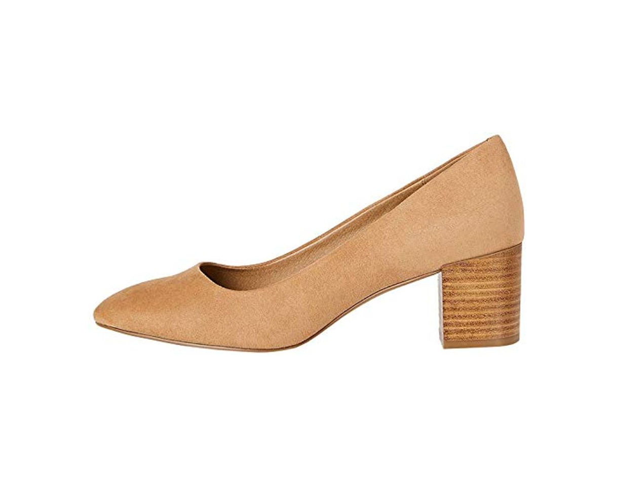 Producto FIND Block Heel Round Toe Zapatos de Tacón, Marrón