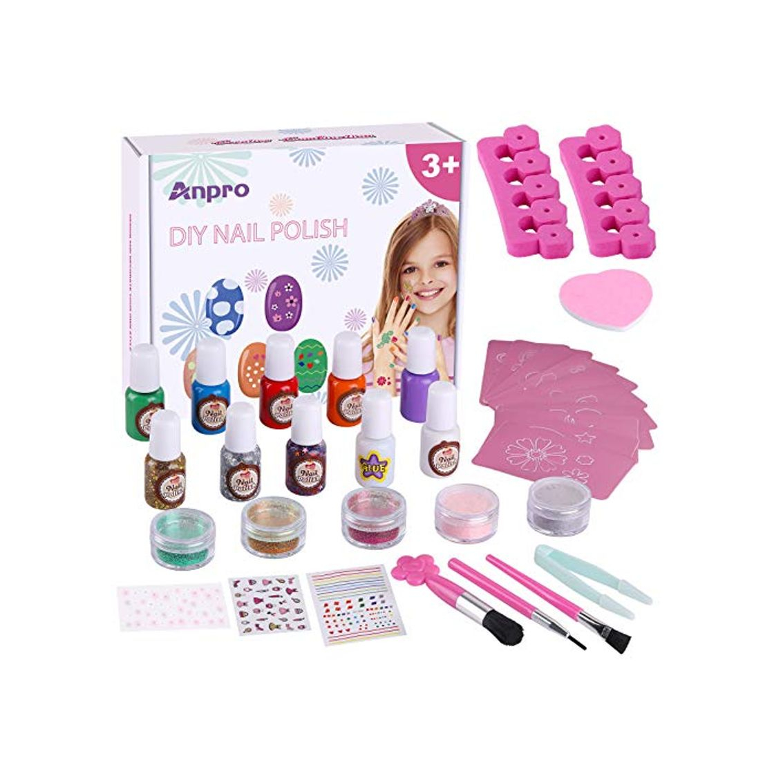 Product Anpro juego de esmaltes de uñas DIY