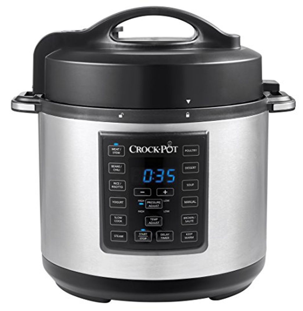 Social Crock-Pot CSC051X, Olla Multicooker Express para todo tipo de recetas: cocción lenta,