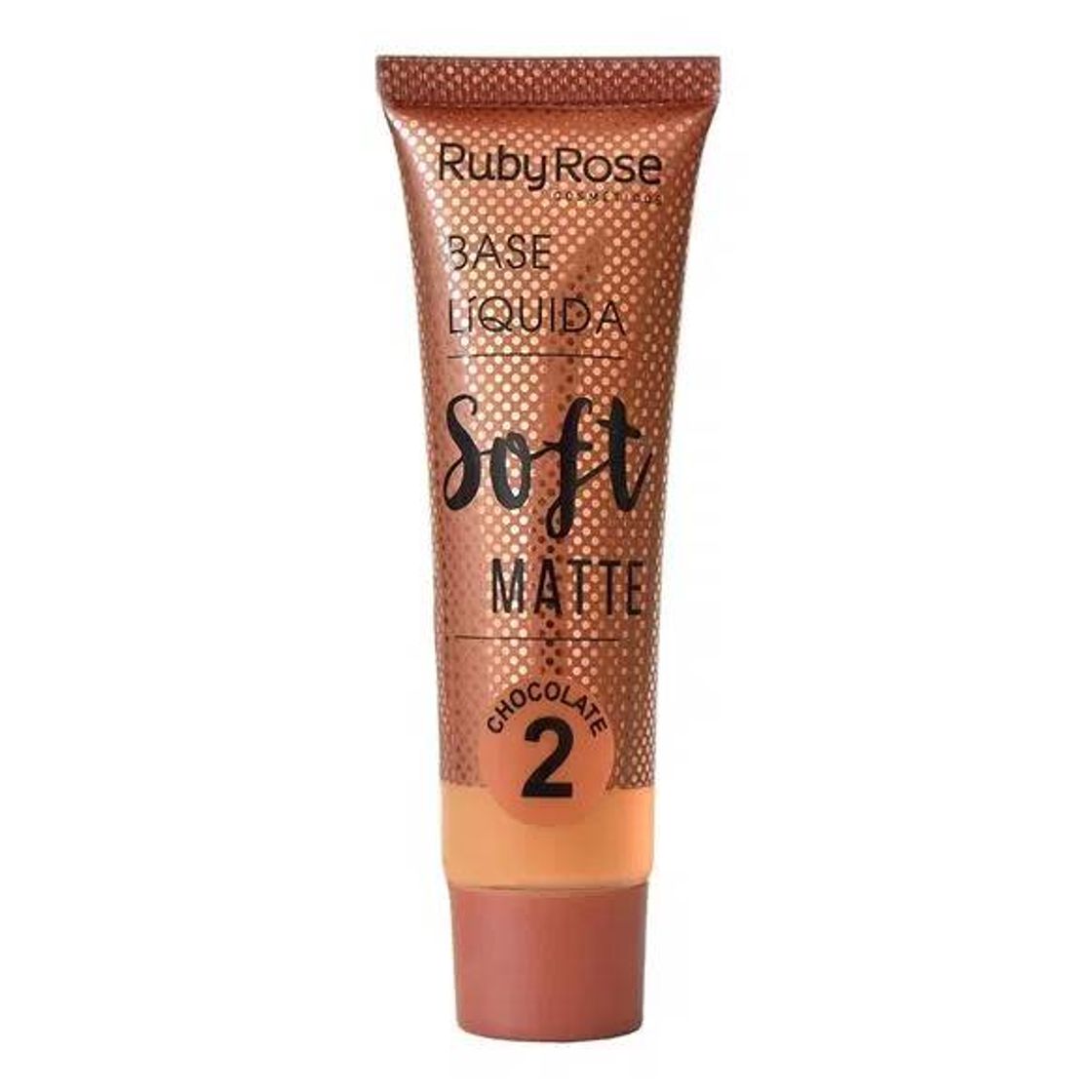 Moda base líquida soft matte chocolate ruby rose