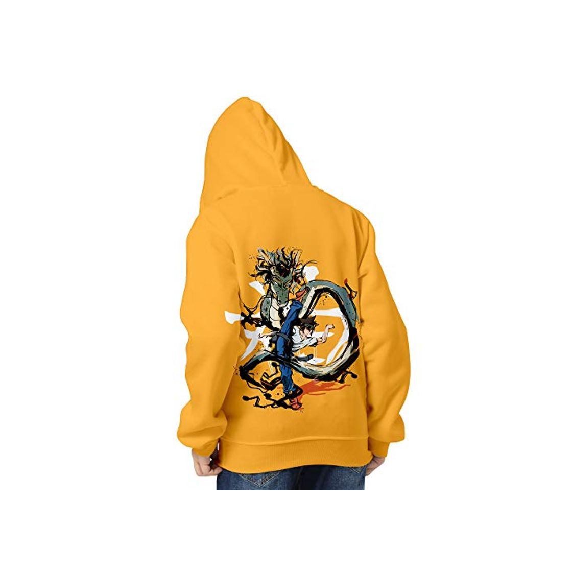 Moda Anime The God of High School Sudadera con Capucha Deportiva de Moda para Hombre Patrón 3D Sudadera con Capucha Estampada de Manga Larga para Adultos Unisex