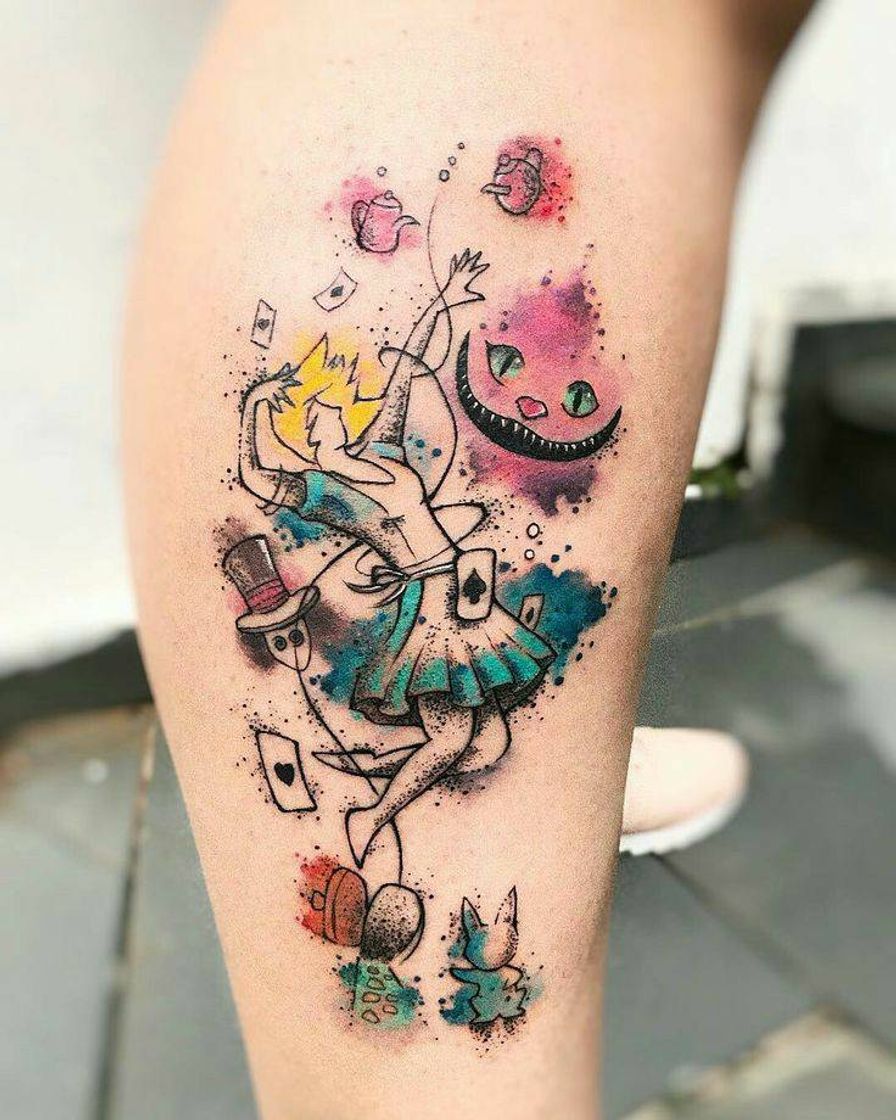 Fashion Tatto Alice no país das maravilhas 