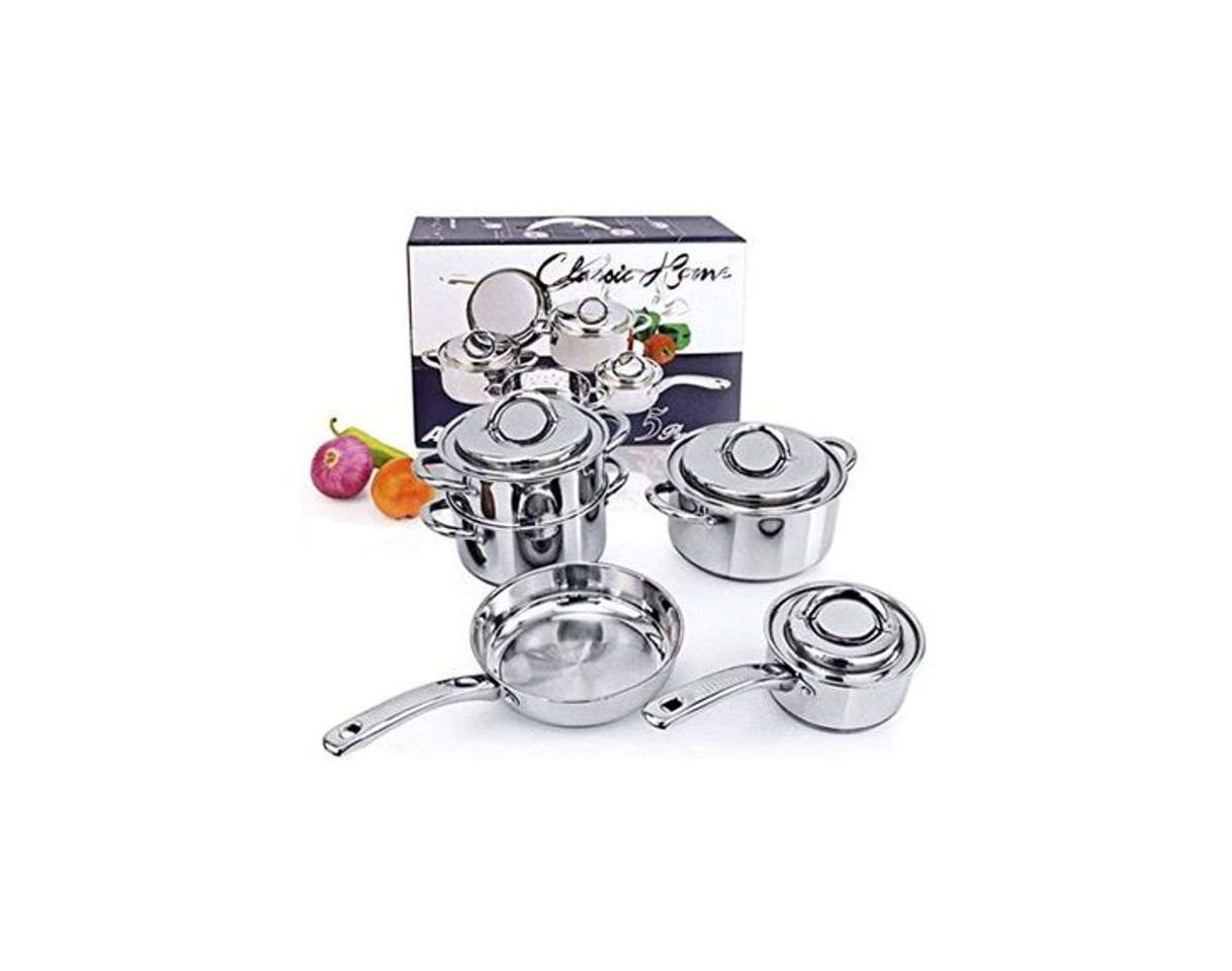 Social Olla PDHW Herramientas de Cocina 8PC de ollas de Cocina de Acero