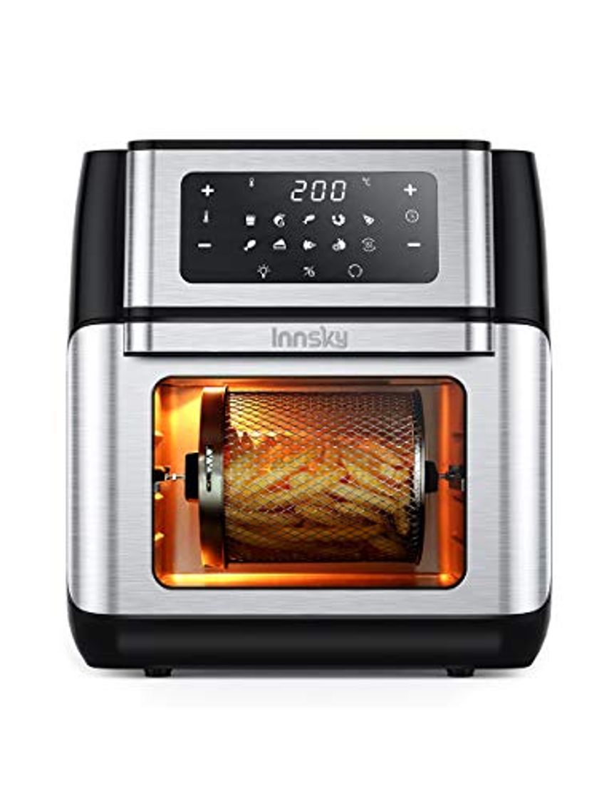 Home Innsky Freidora sin Aceite 10L 1500W Horno de Aire Caliente con 10