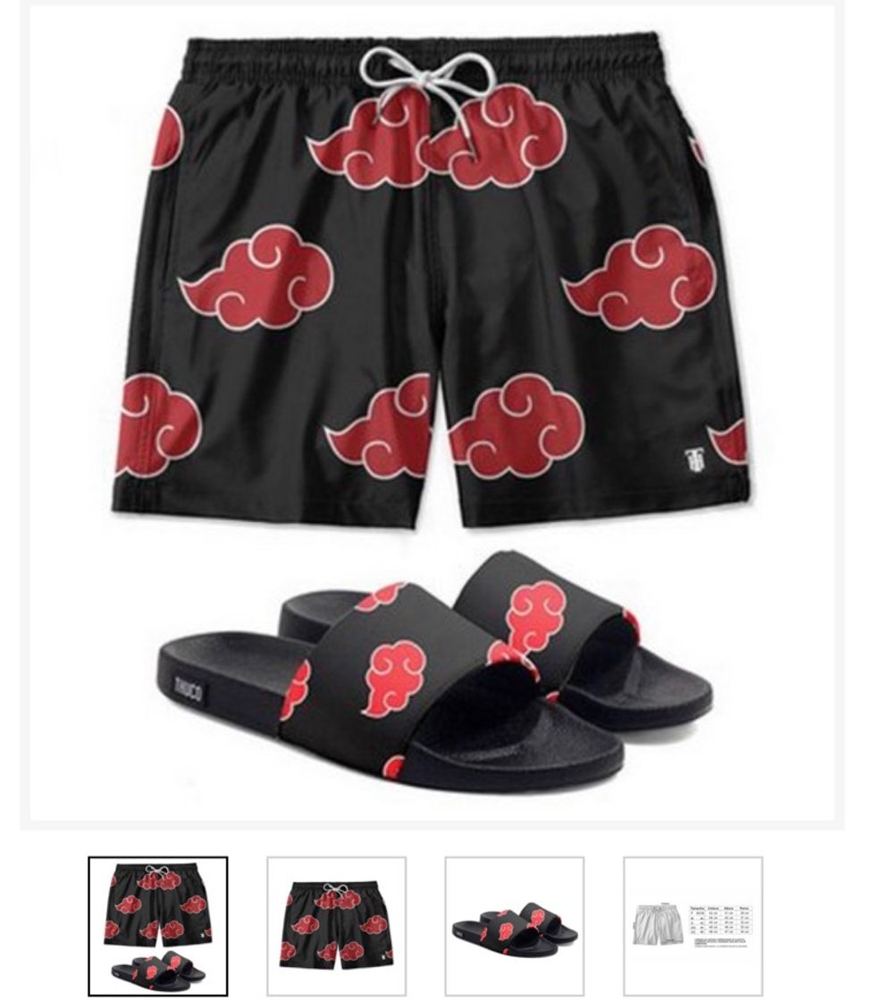 Producto Chinelo e Bermuda Akatsuki