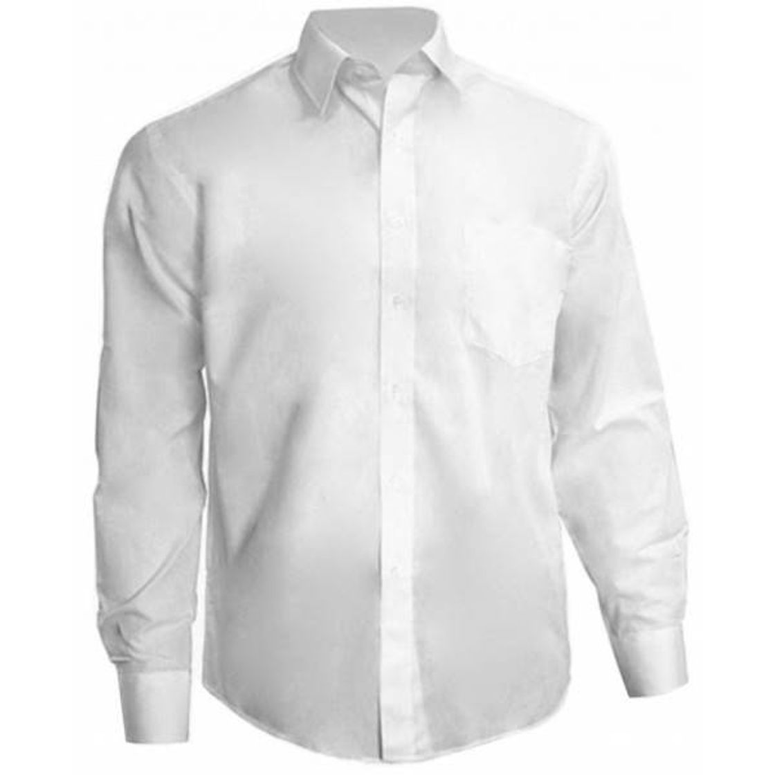 Fashion CAMISA SOCIAL MASCULINA MANGA LONGA BRANCA

