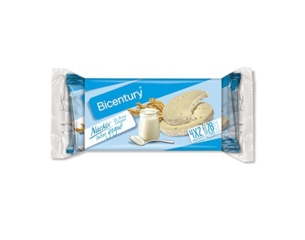 Producto Bicentury - Tortitas De Arroz Integral Sabor Yogur Nackis - 8 tortitas