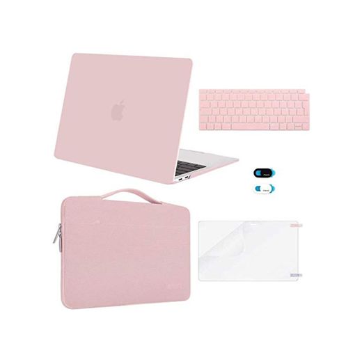 MOSISO Funda Dura Compatible con 2019 2018 MacBook Air 13 A1932 Retina