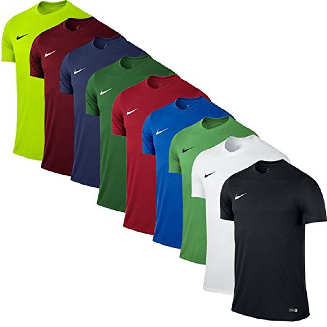 Fashion Nike Park VI Camiseta de Manga Corta para hombre, Verde