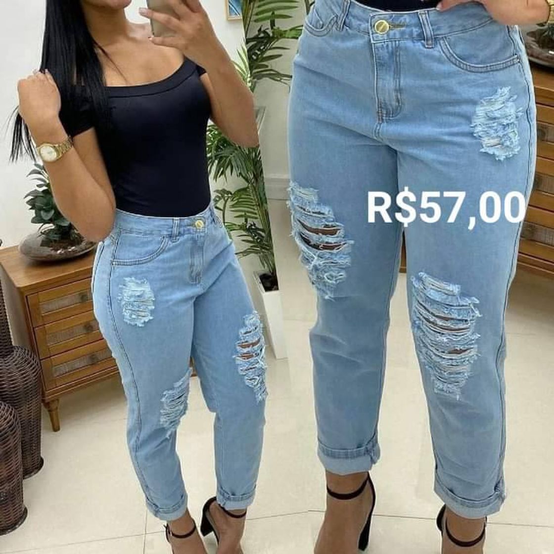 Fashion Calças jeans feminina R$57