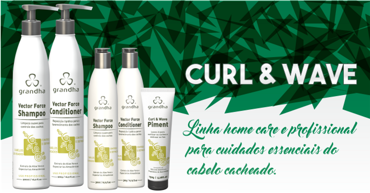 Moda 
Grandha Vector Force Curl Wave Manutenção Cachos