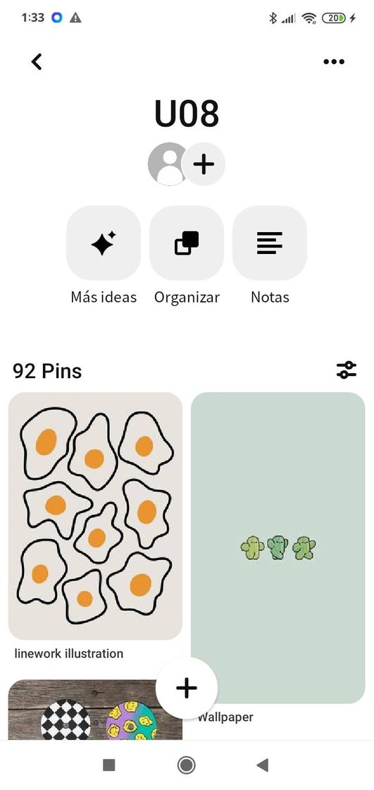 Social Carpeta de Pinterest con cosas random 😎