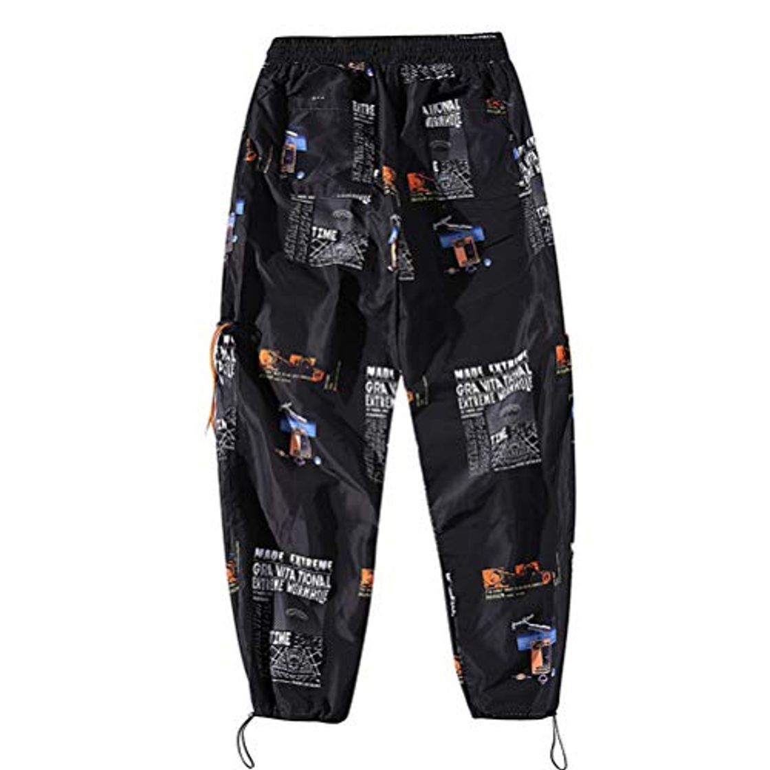 Social Hombres Ropa Deportiva Pantalones de Calle Pantalones de Cintura elástica Estampado Casual Fitness Joggers hasta los Tobillos Pantalones de chándal de Hip Hop