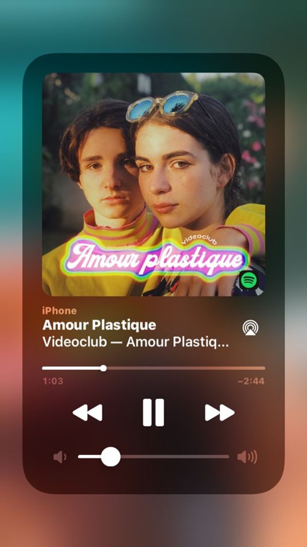 Canción amour plastique