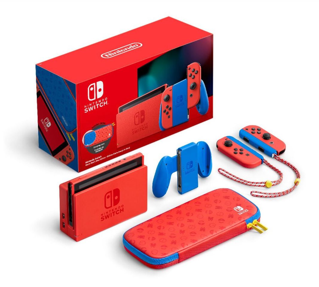 Fashion Nintendo Switch Mario Red & Blue Edition - Lista de Espera