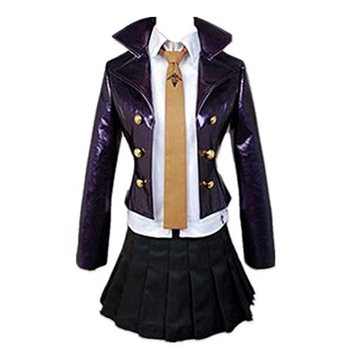 Moda Novedad Cosplay para Disfraces de Fiesta Danganronpa Kirigiri Kyouko Daily School Uniform Dress JK Trajes con Accesorios