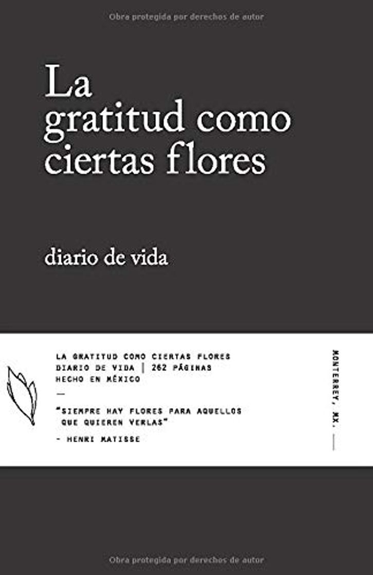 Book La gratitud como ciertas flores