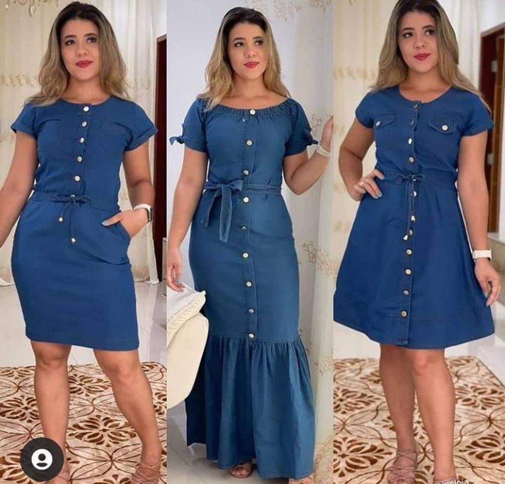 Moda Vestidos Jeans