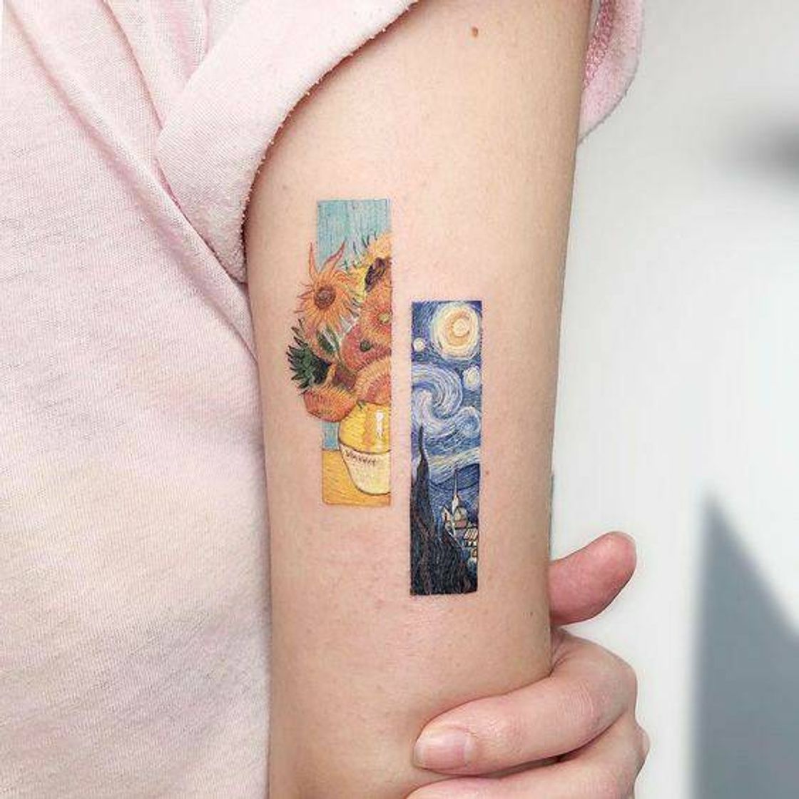 Fashion Tatuagem colorida