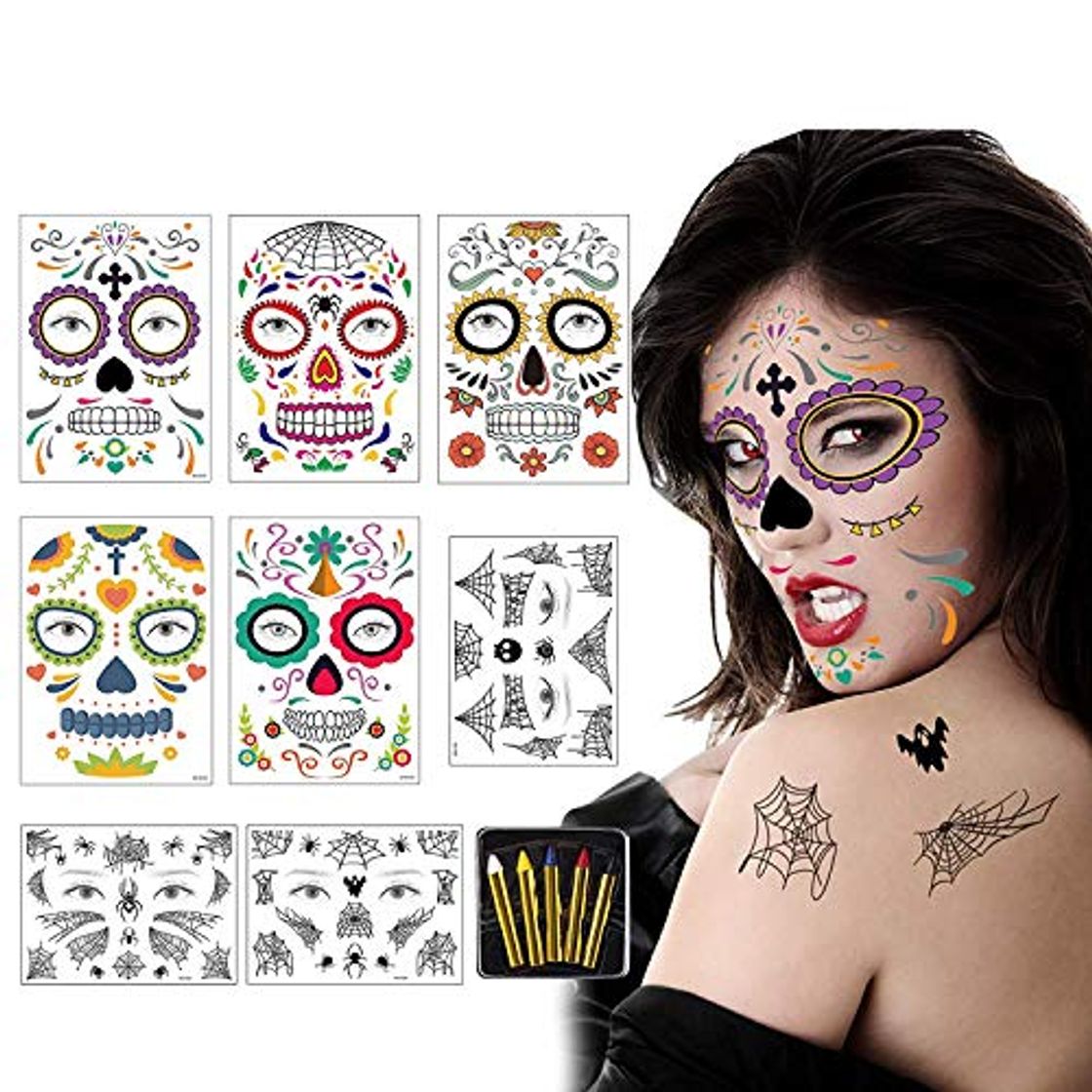 Productos Tatuajes Temporal de Cara