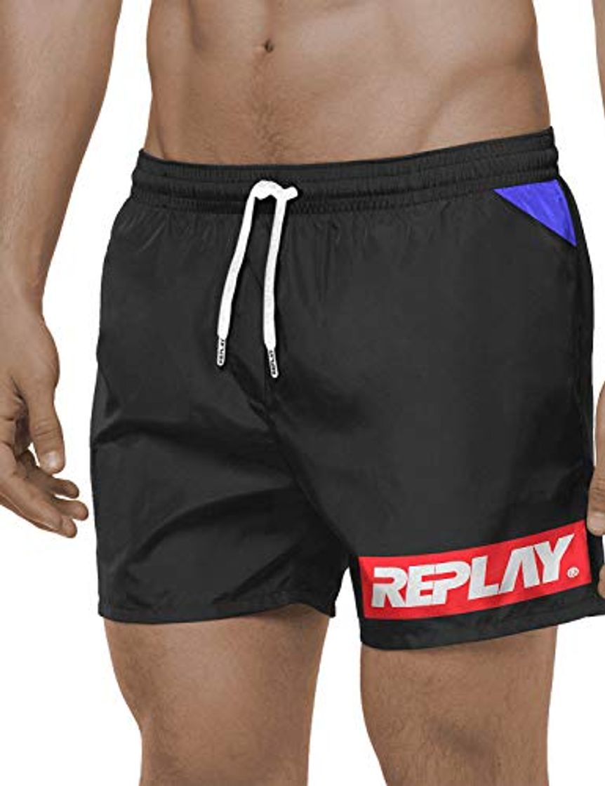 Moda REPLAY Bañador para hombre Negro Negro