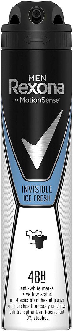 Belleza Rexona Invisible Ice Fresh Antitranspirante Aerosol para Hombre